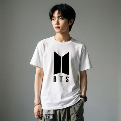 Mannequin teen - T Shirt BTS Logo - Blanc / XS