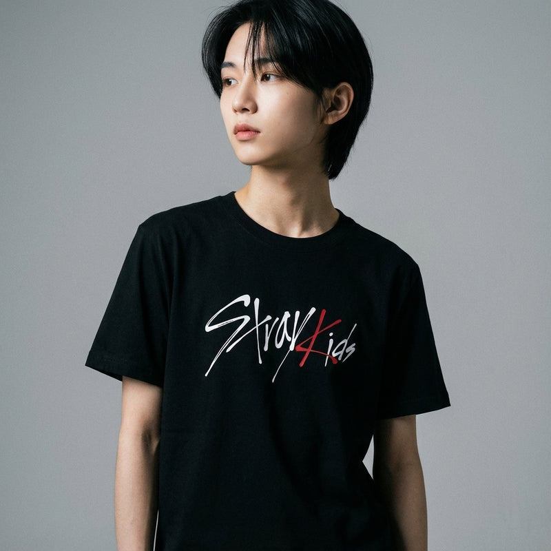 Mannequin teen - T Shirt Stray Kids Rouge - Noir / XS