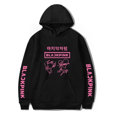 Sweat Blackpink Autographes noir