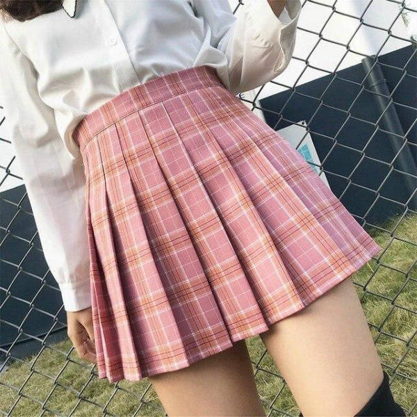 Jupe Coréenne KPOP Rose