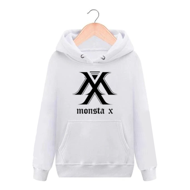 Sweat Monsta X Vintage blanc