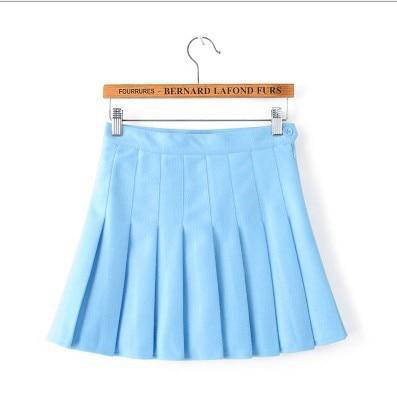 Jupe Écolière Bleu Ciel