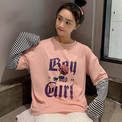 T Shirt Coréen Boy and Girl