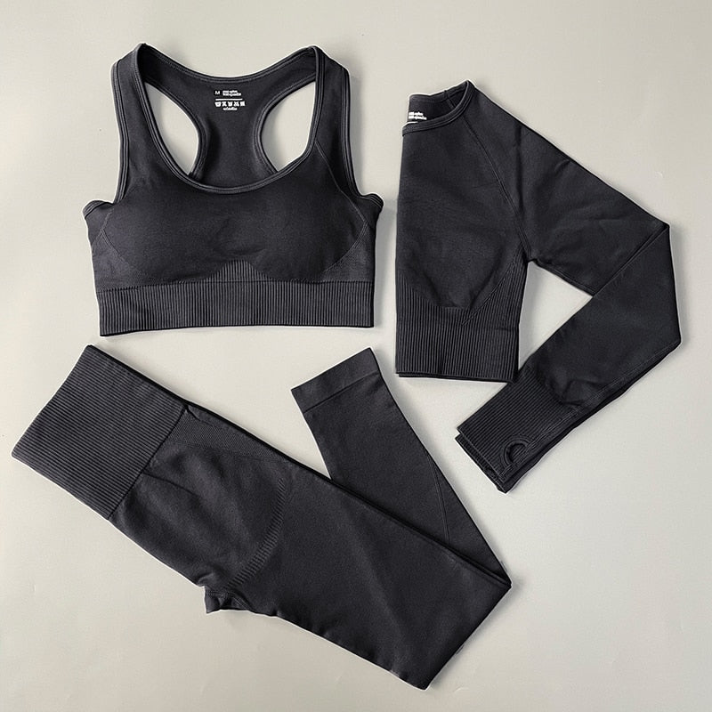 Ensemble de yoga coréen 4 pièces - KoreanxWear