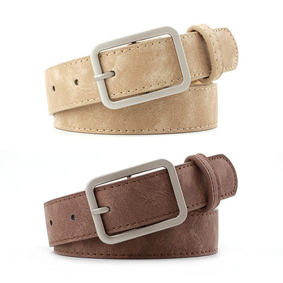 Ceinture à boucle rectangle - KoreanxWear