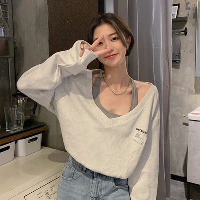 Pull décolleté coréen - KoreanxWear