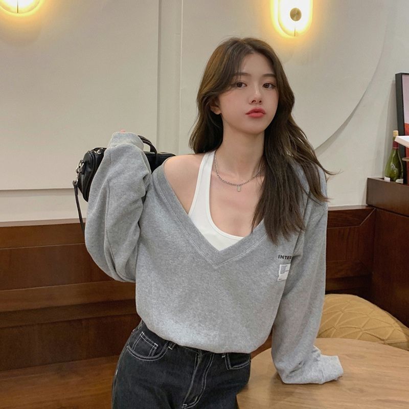 Pull décolleté coréen - KoreanxWear