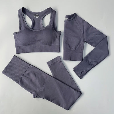 Ensemble de yoga coréen 4 pièces - KoreanxWear