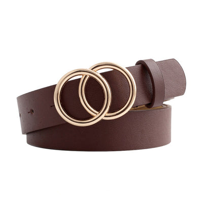 Ceinture double anneaux coréenne - KoreanxWear