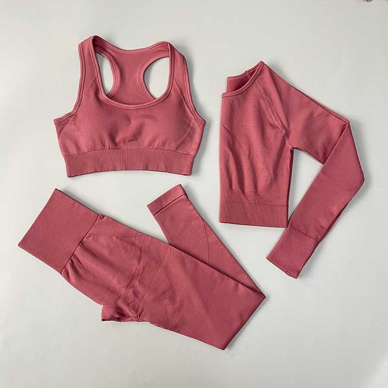 Ensemble de yoga coréen 4 pièces - KoreanxWear