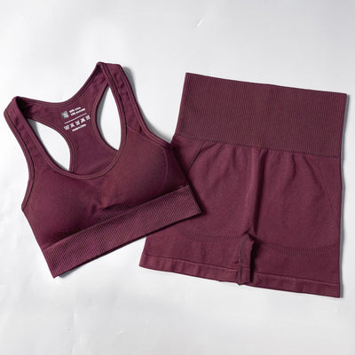 Ensemble de yoga coréen 4 pièces - KoreanxWear