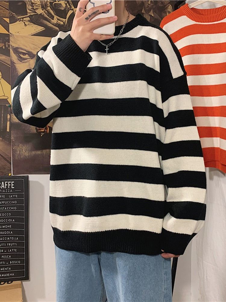 Pull tricoté oversize - KoreanxWear