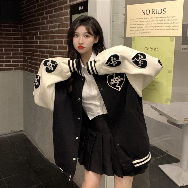 kawaii baseball jacket