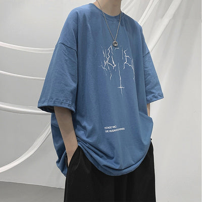 Oversized lightning bolt t-shirt