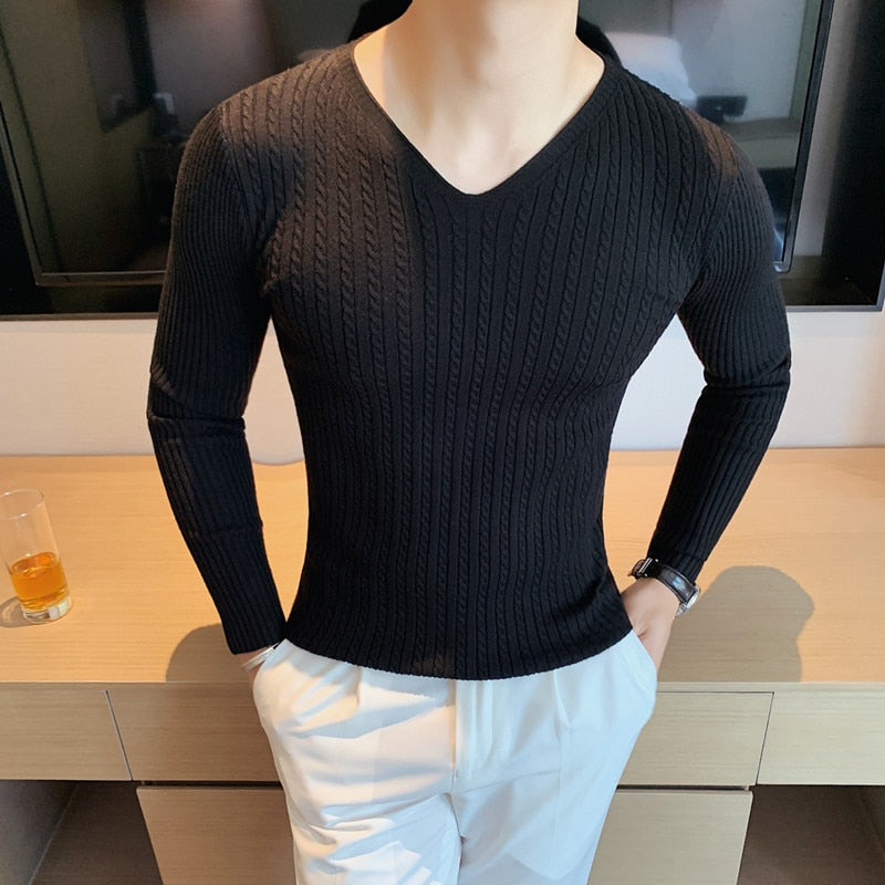 Pull col en v - KoreanxWear