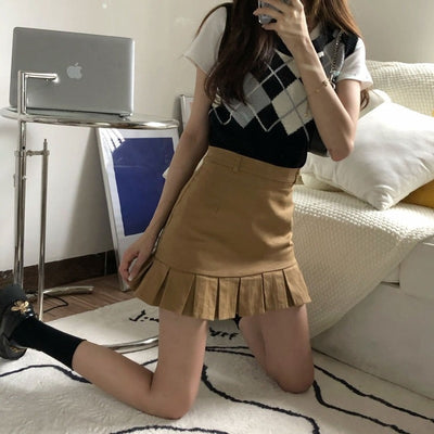 Mini jupe étudiante - KoreanxWear