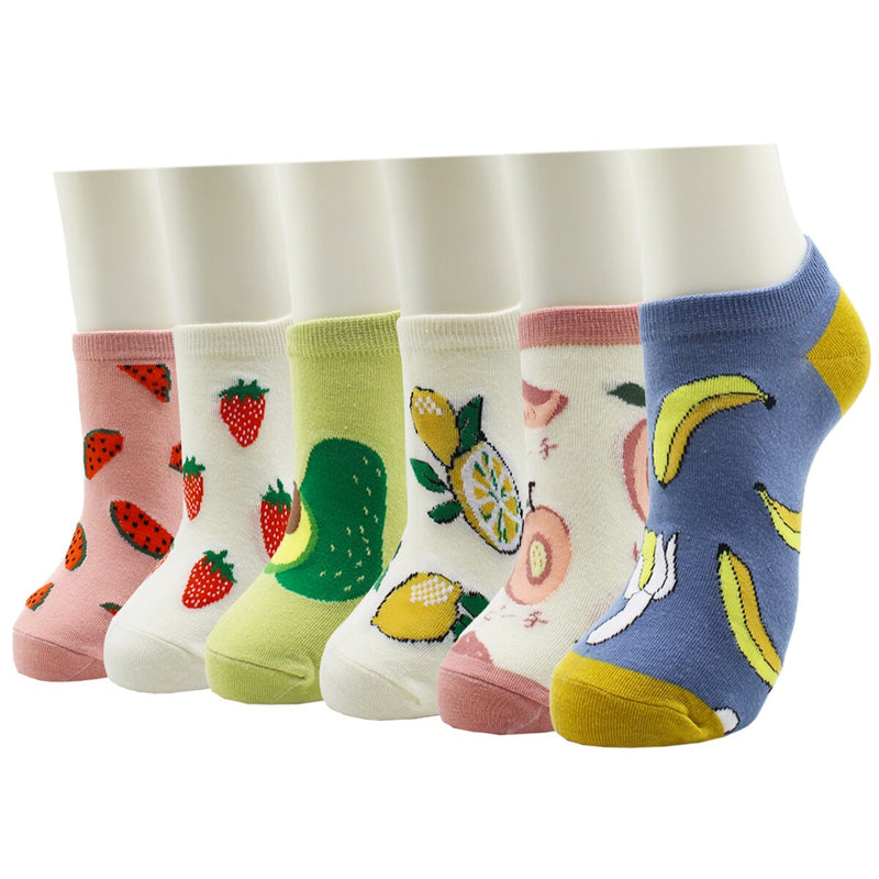 Lot de 5 paires de chaussettes amusantes - KoreanxWear