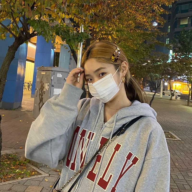 Korean zip sweatshirt