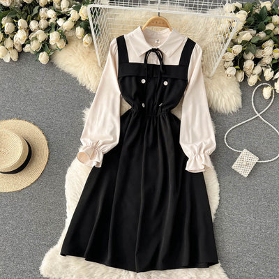 Korean student short dress