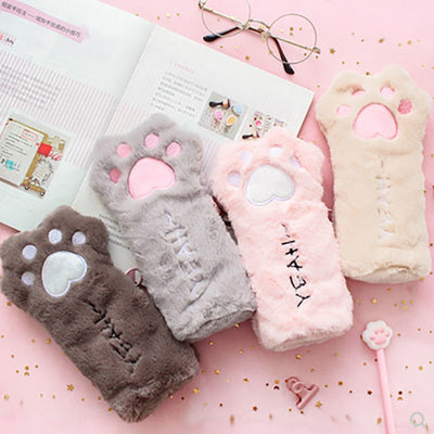 Trousse kawaii patte de chat - KoreanxWear