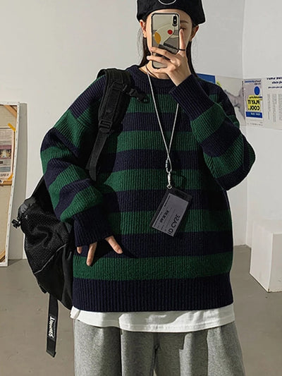 Pull tricoté oversize - KoreanxWear