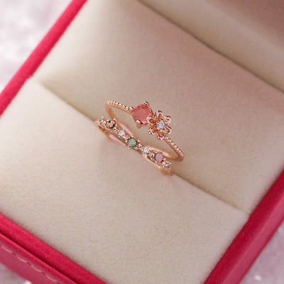 Bague floral - KoreanxWear