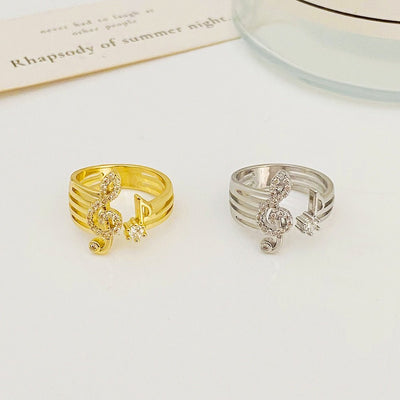 Bague note de musique - KoreanxWear