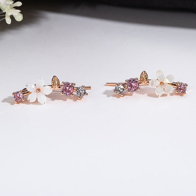 Boucles d'oreilles à fleur - KoreanxWear