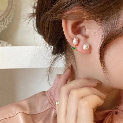 Boucles d'oreilles tulipes - KoreanxWear