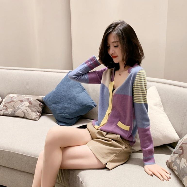 Cardigan à manches longues - KoreanxWear