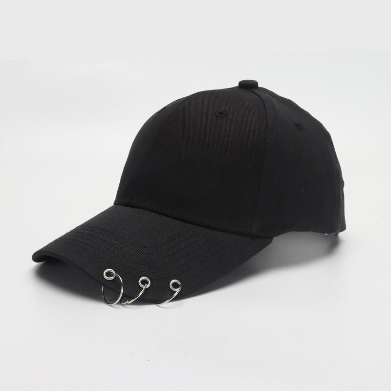 Casquette à anneaux streetwear - KoreanxWear