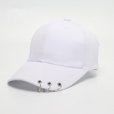 Casquette à anneaux streetwear - KoreanxWear