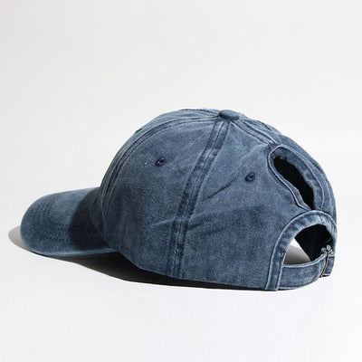 Casquette coréenne en denim - KoreanxWear