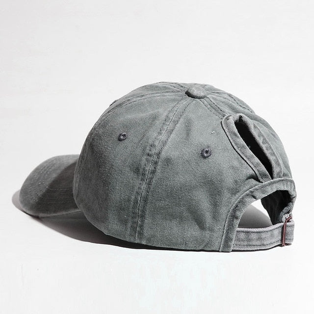 Casquette coréenne en denim - KoreanxWear