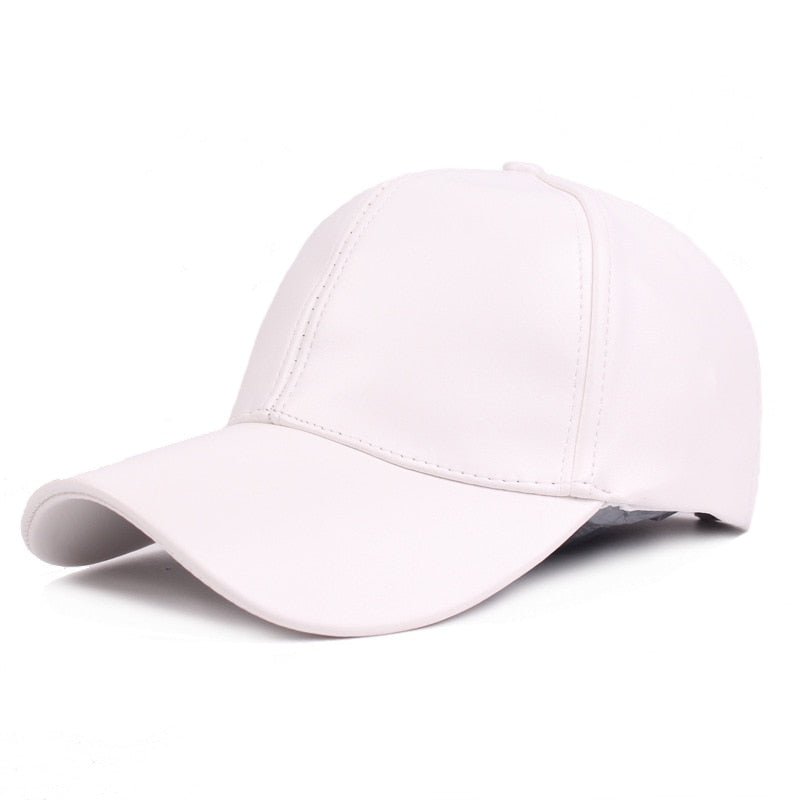 Casquette en cuir - KoreanxWear