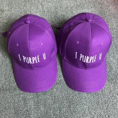 Casquette V - I purple U - KoreanxWear