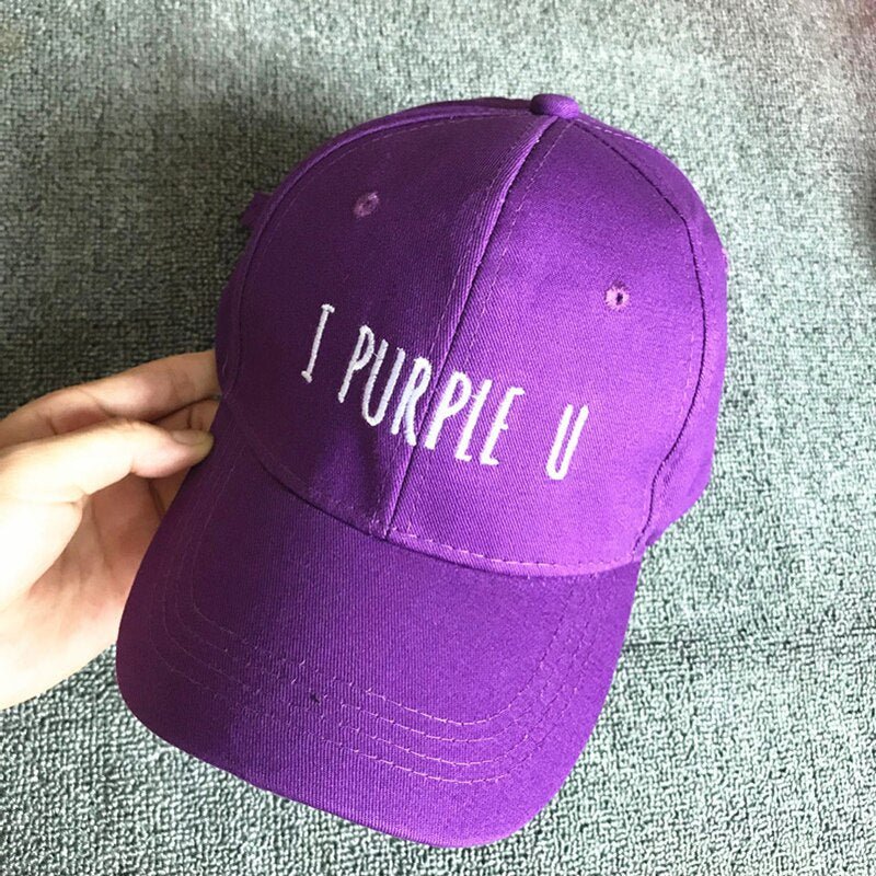 Casquette V - I purple U - KoreanxWear