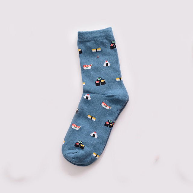 Chaussettes Nourriture Bleu