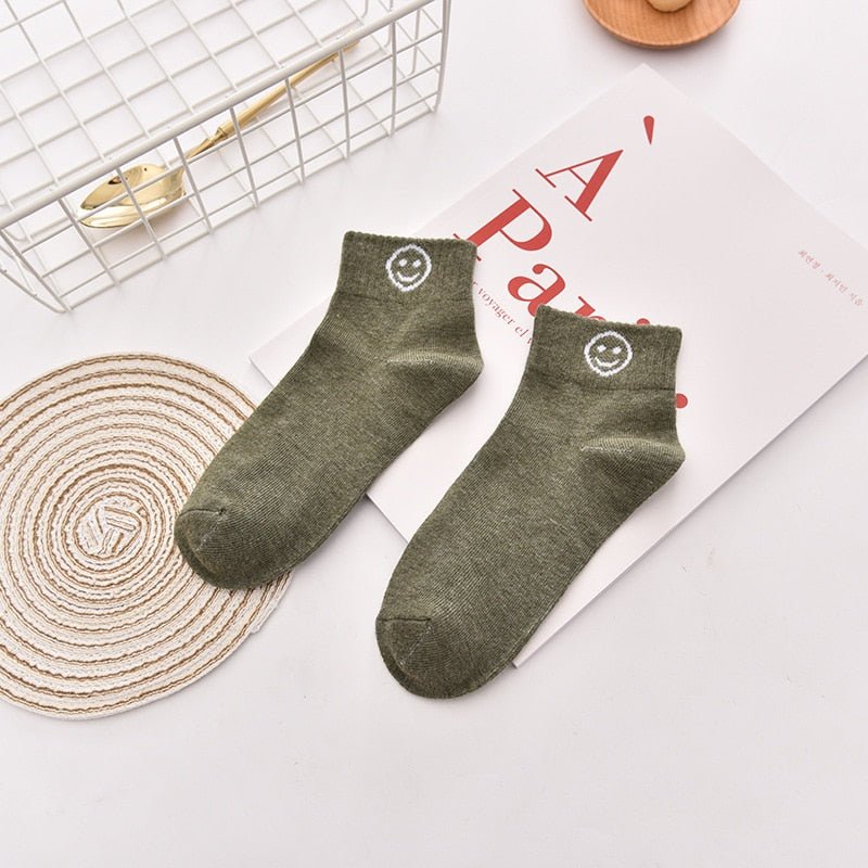 Chaussettes smileys coréennes - KoreanxWear