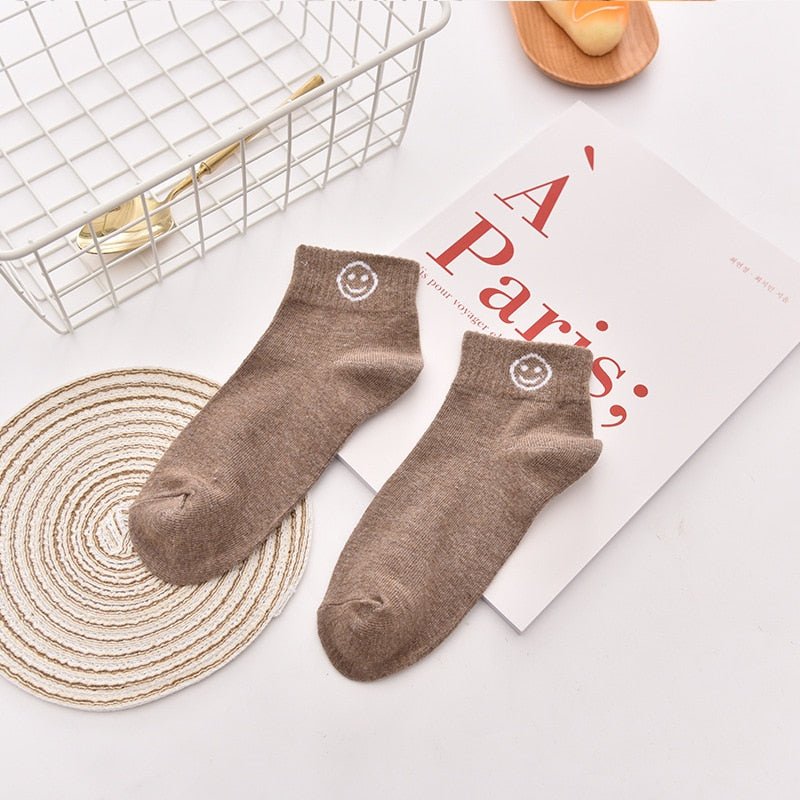 Chaussettes smileys coréennes - KoreanxWear