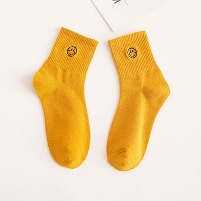 Chaussettes smileys coréennes - KoreanxWear