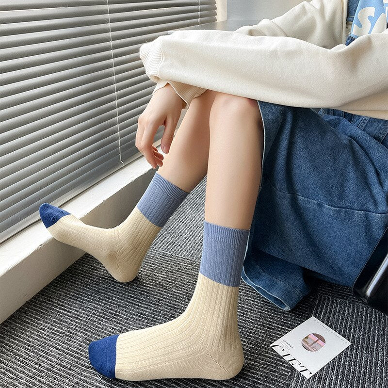 Chaussettes tricotées vintages - KoreanxWear