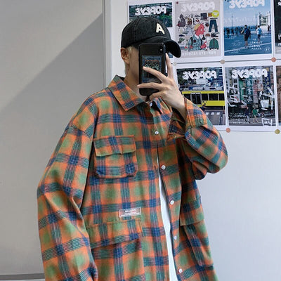 Chemise coréenne colorée - KoreanxWear