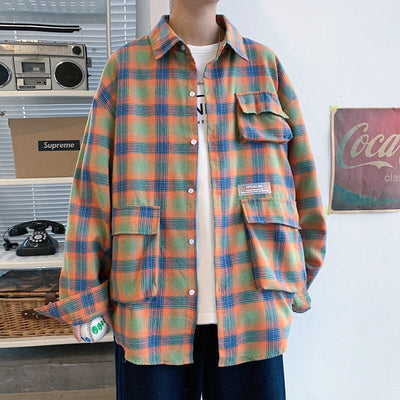 Chemise coréenne colorée - KoreanxWear