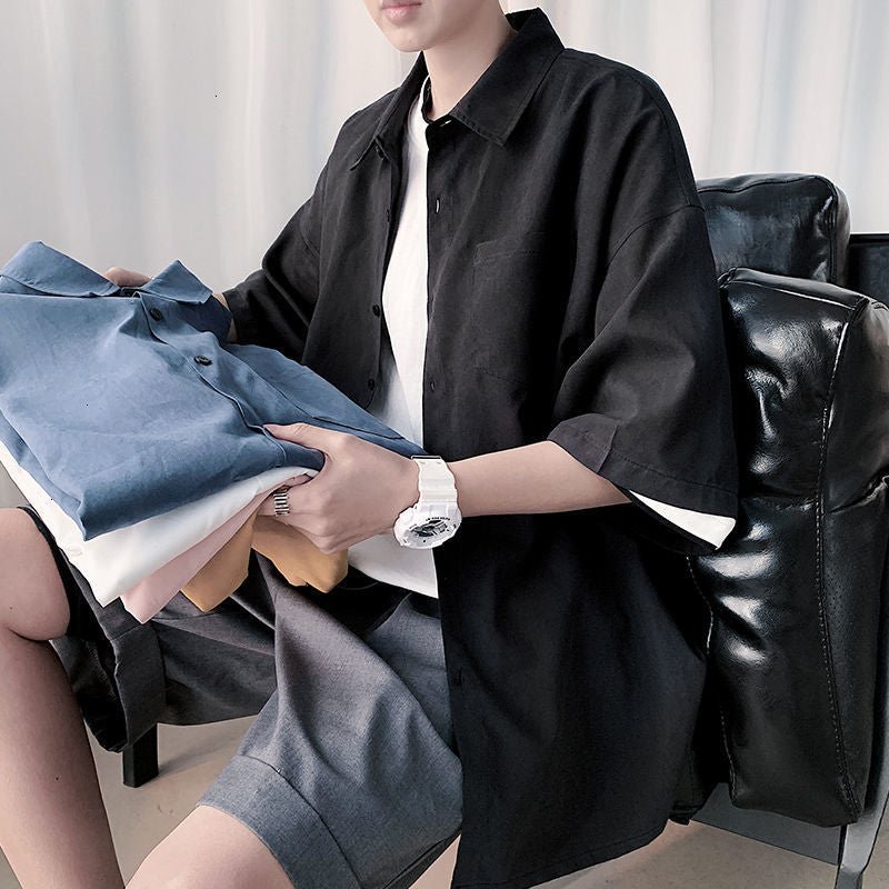 Chemise coréenne oversize - KoreanxWear