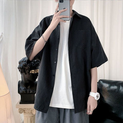 Chemise coréenne oversize - KoreanxWear