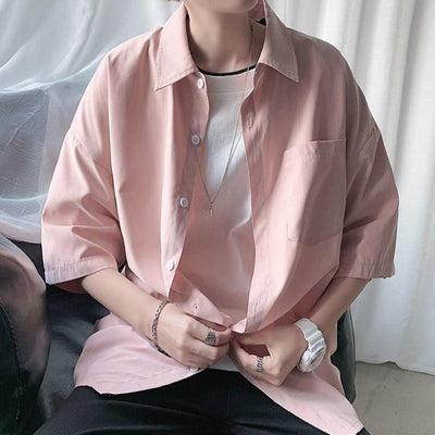 Chemise coréenne oversize - KoreanxWear