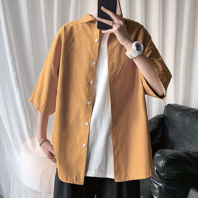 Chemise coréenne oversize - KoreanxWear
