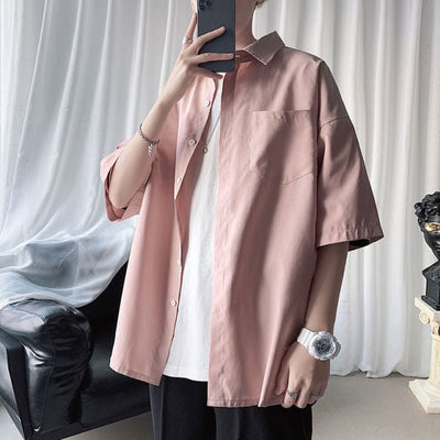 Chemise coréenne oversize - KoreanxWear