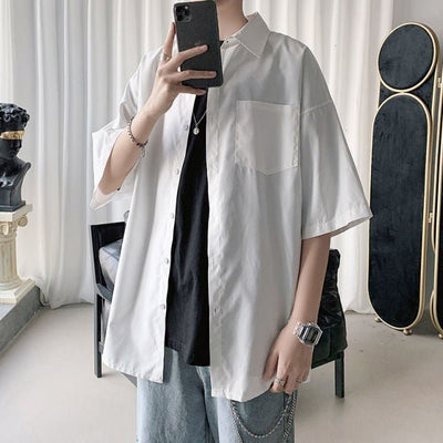 Chemise coréenne oversize - KoreanxWear